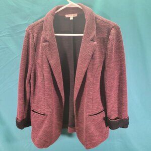 Skys Are Blue Womens Knit Blazer Size XL